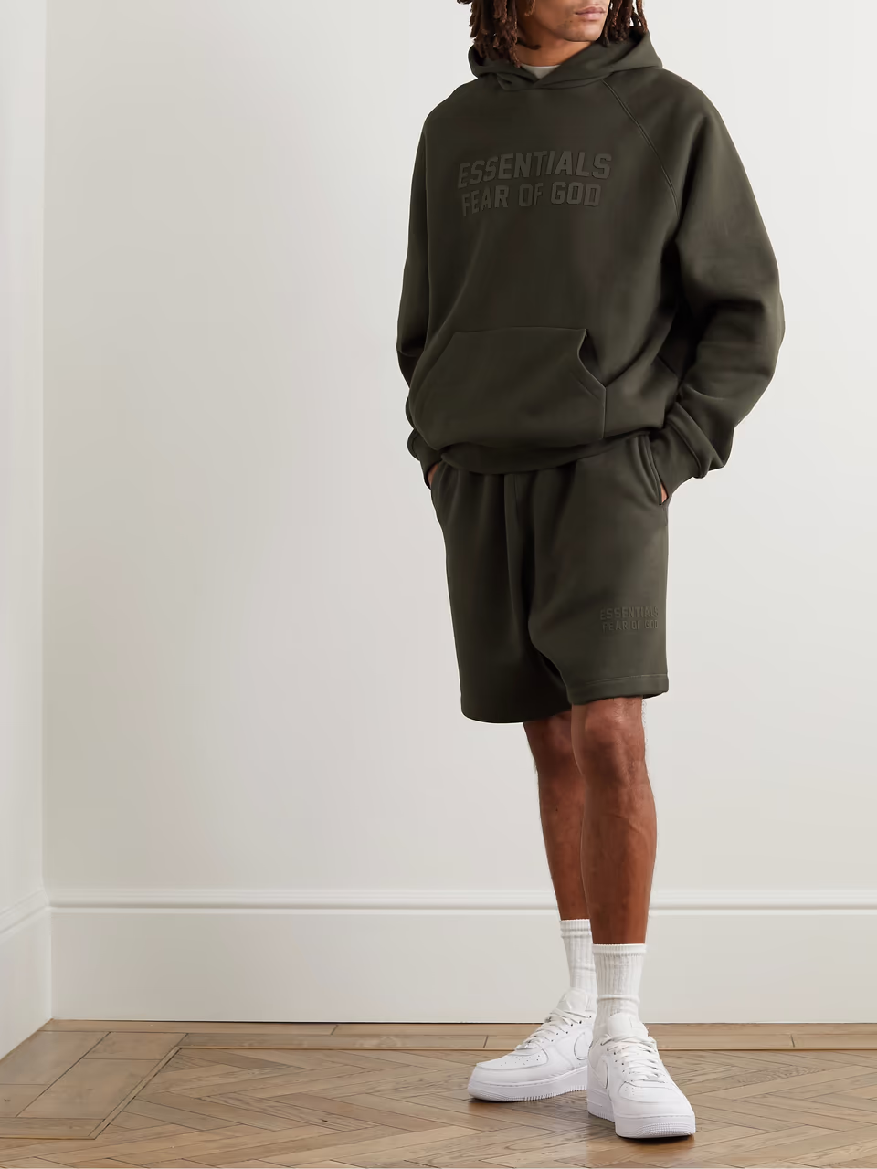 Logo-Appliquéd Fleece-Back Cotton-Blend Jersey Hoodie